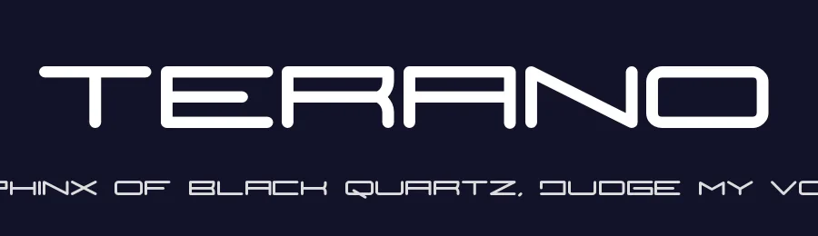 Terano by Kong Font — Display Font — thumbnail 2