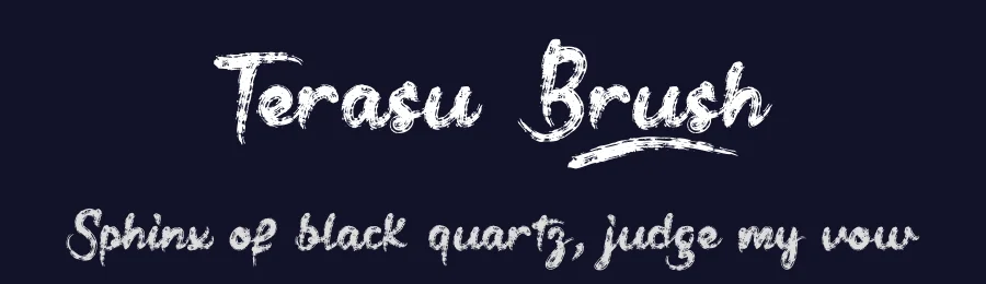 Terasu Brush by Prioritype Co — Script Handwritten Font — thumbnail 2