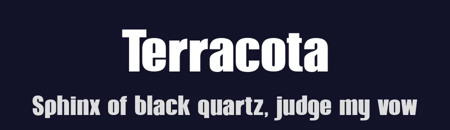 Terracota by Almaz Studio — Sans Serif Font — thumbnail 2