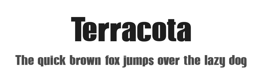 Terracota by Almaz Studio — Sans Serif Font