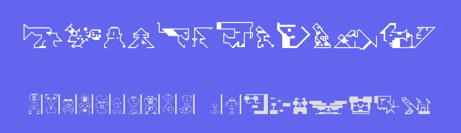 Testament C / Neuroticons by Abneurone Fluid Types — Dingbats Font — thumbnail 3