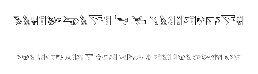 Testament C / Neuroticons by Abneurone Fluid Types — Dingbats Font