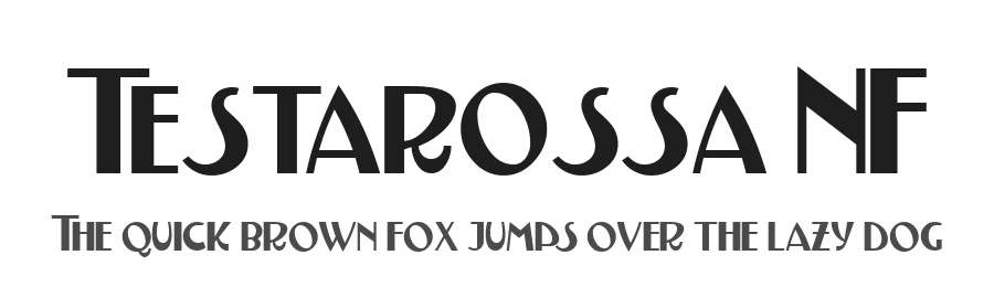 Testarossa NF by Nick's Fonts — Decorative Font