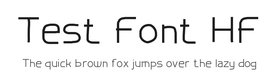 Test Font HF