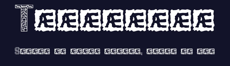 Tetricide by Ænigma — Decorative Font — thumbnail 2