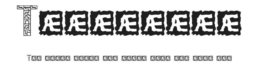 Tetricide by Ænigma — Decorative Font