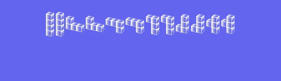 Tetriso by Vladimir Nikolic — Dingbats Font — thumbnail 3