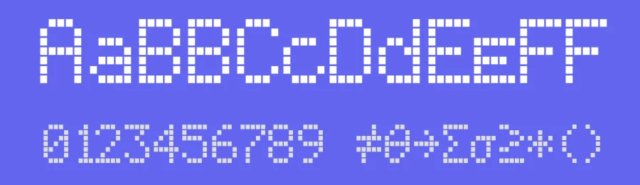 Texas LED by Marianfudge — Display Font — thumbnail 3