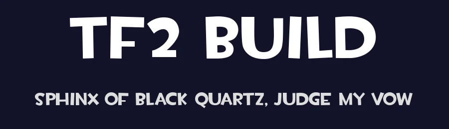 TF2 Build by Andrea Wicklund — Decorative Font — thumbnail 2