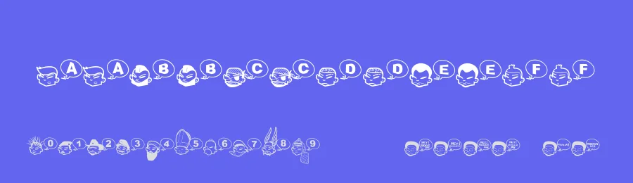 Tha Boukagne's by Grenoble Graphik it ! — Dingbats Font — thumbnail 3