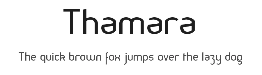 Thamara by Benoît Sjöholm — Sans Serif Font