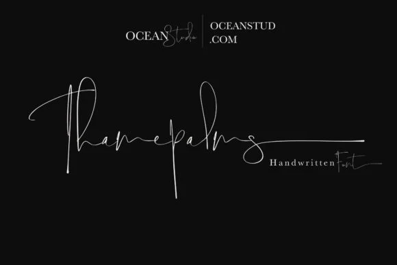 Thamepalms Font by The Ocean Studio — Script Handwritten Font