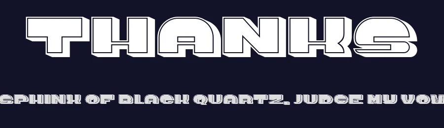 Thanks by Vladimir Nikolic — Decorative Font — thumbnail 2