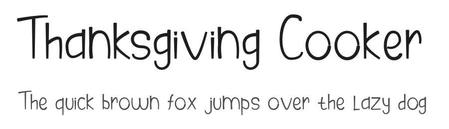 Thanksgiving Cooker by Attype Studio — Decorative Font