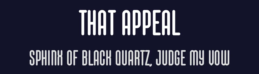 That Appeal by VPcreativeshop — Sans Serif Font — thumbnail 2
