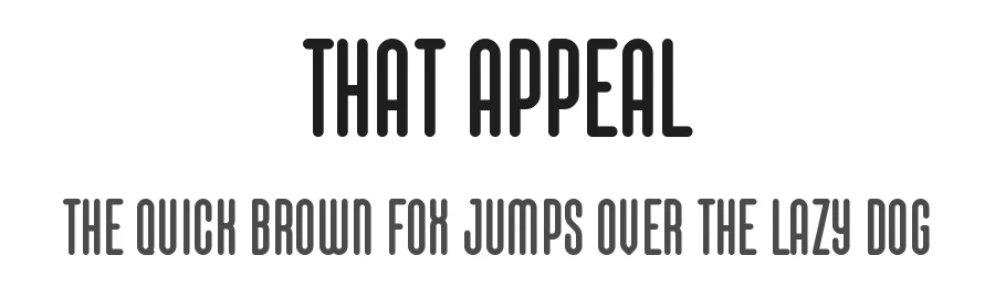 That Appeal