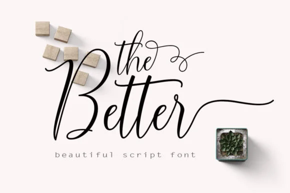 The Better Font by Rudistudio — Script Handwritten Font