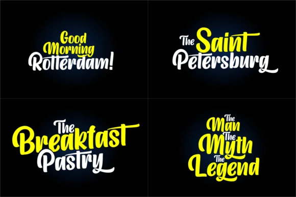 The Bigger the Better Font by Deedeetype — Script Handwritten Font — thumbnail 7