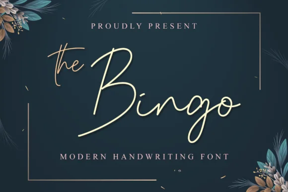The Bingo Font by erik studio — Script Handwritten Font