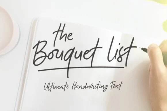 The Bouquet List Font by Nasir Udin — Script Handwritten Font