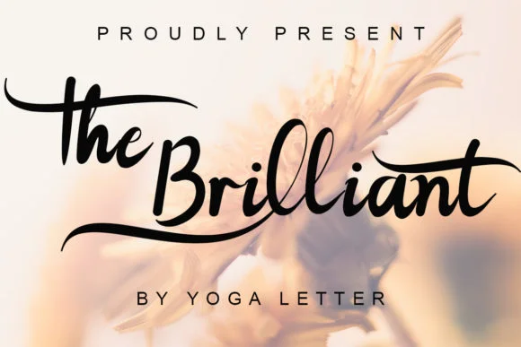 The Brilliant Font by yogaletter6 โ Script Handwritten Font