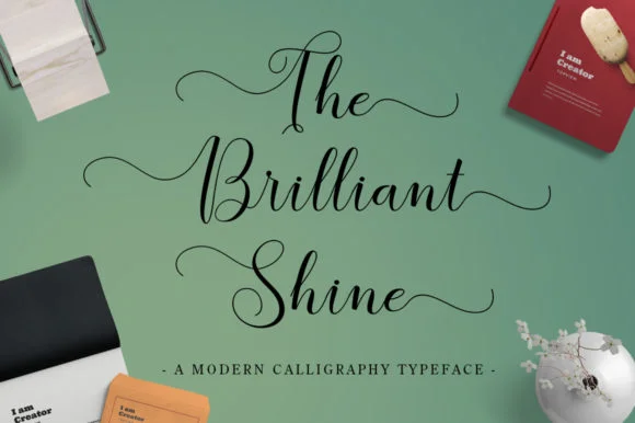 The Brilliant Shine Font by Stellar Studio — Script Handwritten Font