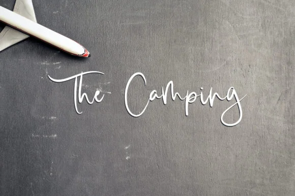 The Camping Font by Lambemu Yoyo — Script Handwritten Font