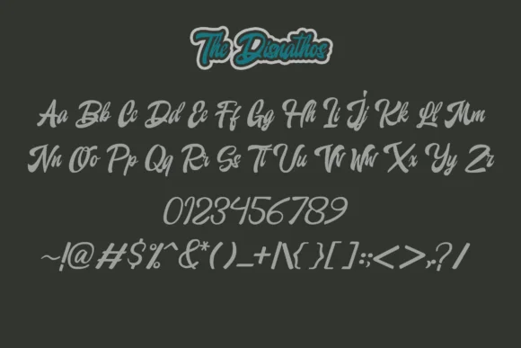 The Disnathos Font by ahweproject — Script Handwritten Font — thumbnail 2