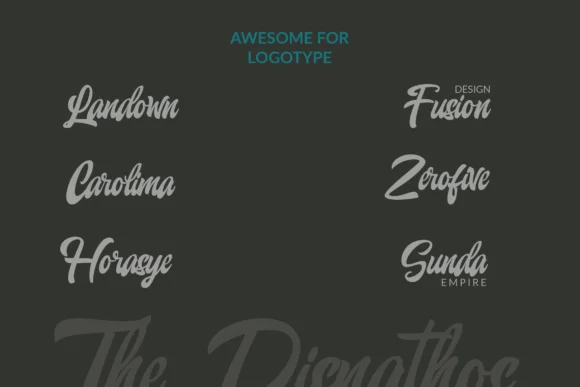 The Disnathos Font by ahweproject — Script Handwritten Font — thumbnail 6