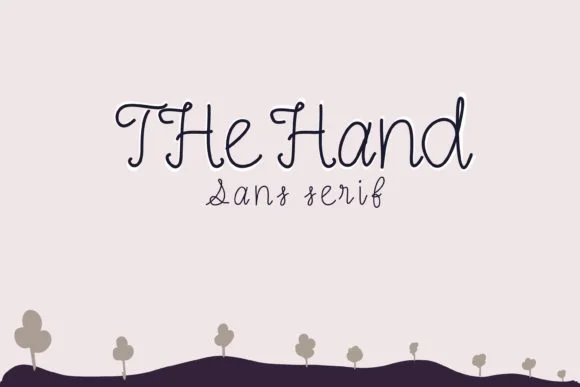 The Hand Font by PJ Fonttein — Script Handwritten Font