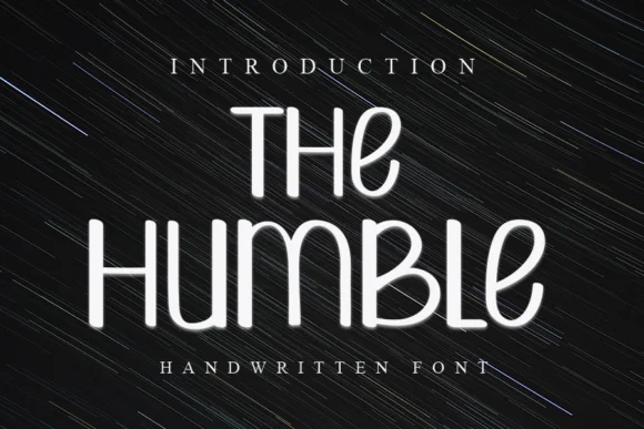 The Humble Font by ONE DESIGN — Script Handwritten Font