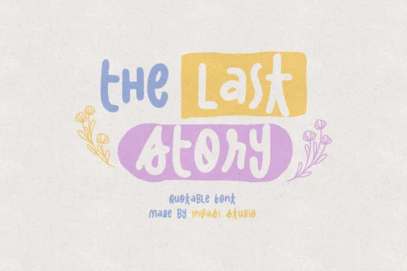 The Last Story Font by invasistudio — Script Handwritten Font