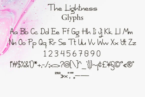 The Lightness Font by Mytype Studio — Script Handwritten Font — thumbnail 2
