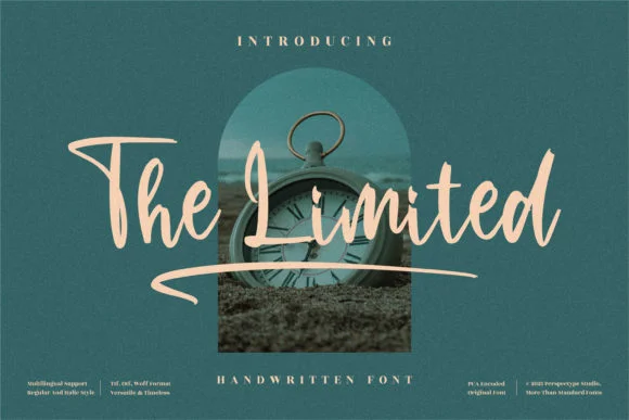 The Limited Font by Perspectype — Script Handwritten Font