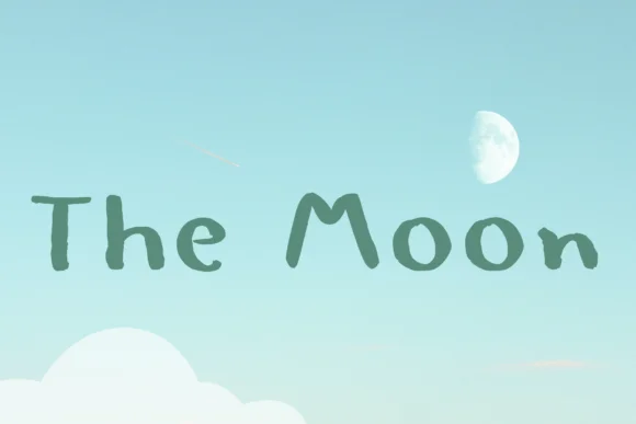The Moon Font by Sawanarod — Script Handwritten Font