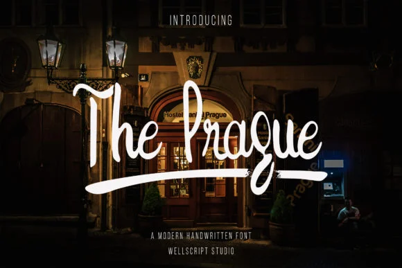 The Prague Font by wellscriptstudio — Script Handwritten Font