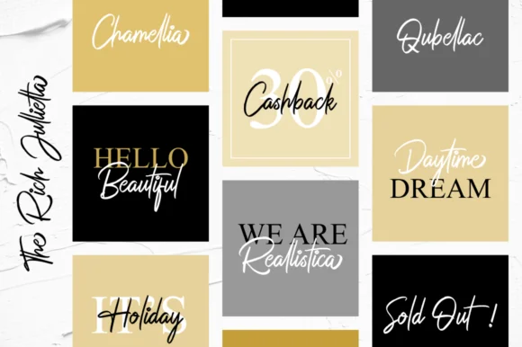 The Rich Jullietta Font by Ketikata Studio — Script Handwritten Font — thumbnail 5