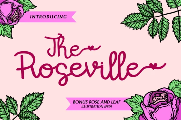 The Roseville Font by illushvara — Script Handwritten Font