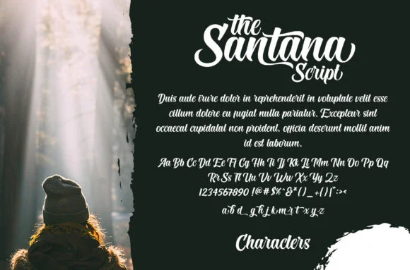 The Santana Script Font by Debut Studio — Script Handwritten Font — thumbnail 9
