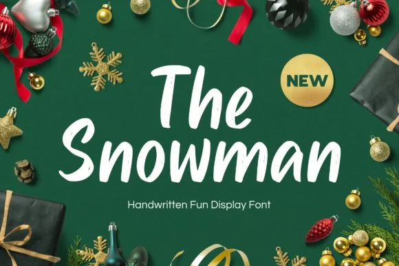 The Snowman Font by Fype Co. — Script Handwritten Font