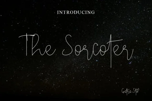 The Sorcoter Signature Font by Gatra Std — Script Handwritten Font