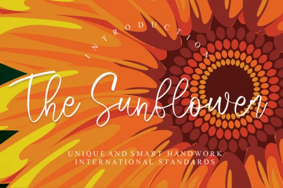 The Sunfalower Font by Misterletter.co — Script Handwritten Font