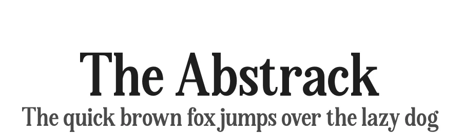 The Abstrack