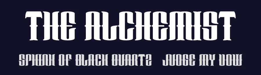 The Alchemist by Mason Mulcahy — Blackletter Font — thumbnail 2