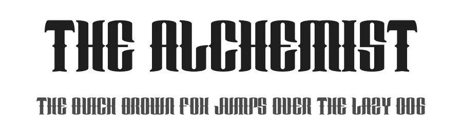 The Alchemist by Mason Mulcahy — Blackletter Font