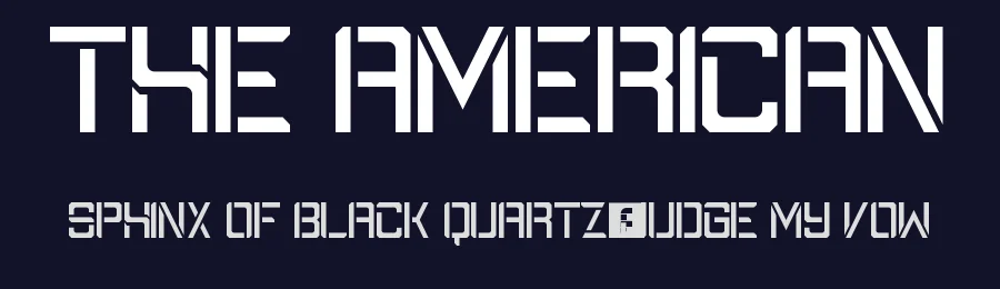 The American by Geronimo Font Studios — Decorative Font — thumbnail 2
