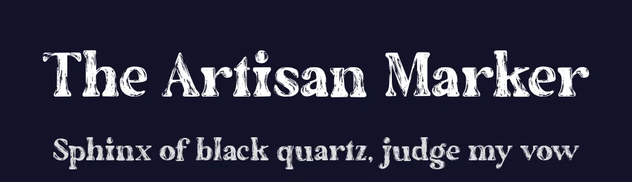 The Artisan Marker by Ef Studio — Decorative Font — thumbnail 2