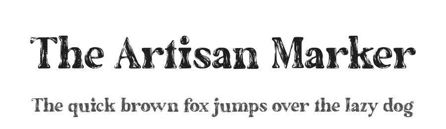 The Artisan Marker by Ef Studio — Decorative Font