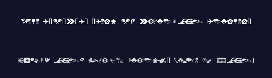 The B.O.M.B. (Best Of Magurno Brushes) by Gabriele Magurno — Dingbats Font — thumbnail 2