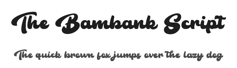 The Bambank Script